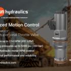 Helios Technologies Releases High Capacity, Electro-Proportional Flow Control Valve Solution for Precise Motion Control at High Flow Rates