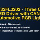 LED Driver with CAN Bus for Dynamic Automotive Interior RGB Lighting