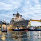 HII Launches Amphibious Transport Dock Harrisburg (LPD 30)