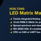 IS32LT3365 LED Matrix Manager for Adaptive Beam Headlamps