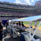 Big Fogg Keeps College Players Cool with Innovative Cooling Benches and Shade Structures for both teams in Arizona-Colorado Game in Tucson