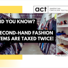 ACT campaign aims to reform ‘double taxation’ on second-hand clothing