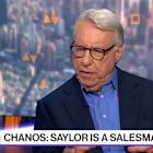 Chanos Responds to Michael Saylor, Calls Him a Salesman