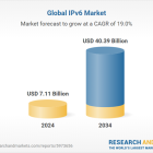 Global IPv6 Market Analysis and Forecast 2024-2034, Featuring Key Players Cisco Systems, D-Link, Hewlett Packard Enterprise Development and Verizon