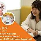Specific Health Guidance Service Utilizing the "Lav" Healthcare App: Surpassed 100 cumulative contracted companies and 10,000 cumulative supported individuals!