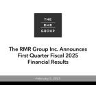 The RMR Group Inc. Announces First Quarter Fiscal 2025 Results