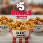 $5 Bowls with Five Choices: KFC® Debuts Hot New Lineup of Flavorful Bowls, Including Anticipated Return of Nashville Hot Sauce